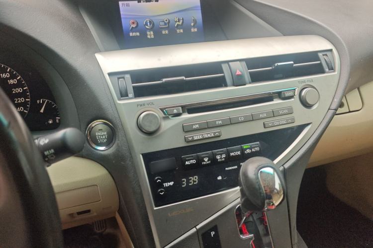 Used Lexus RX Classic 2009 350 Luxury Edition Audio And AC Panel