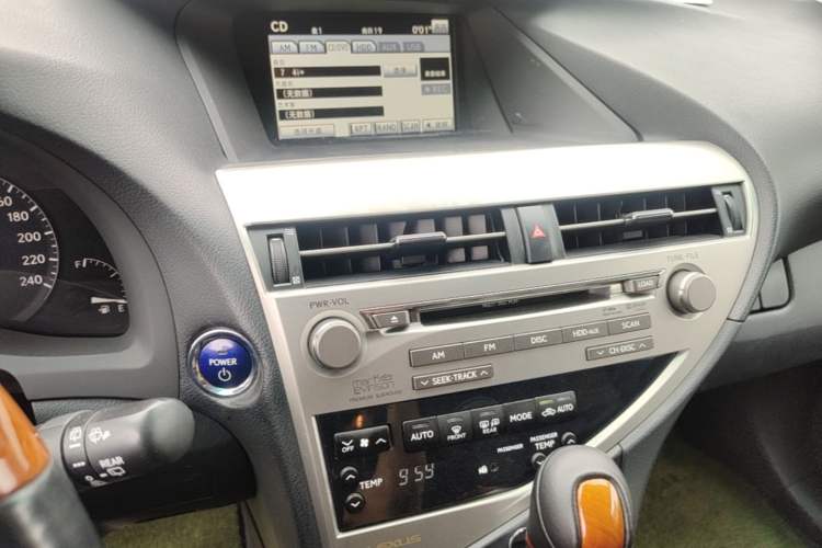 Used Lexus RX Classic 2010 350 Elegant Edition Audio And AC Panel
