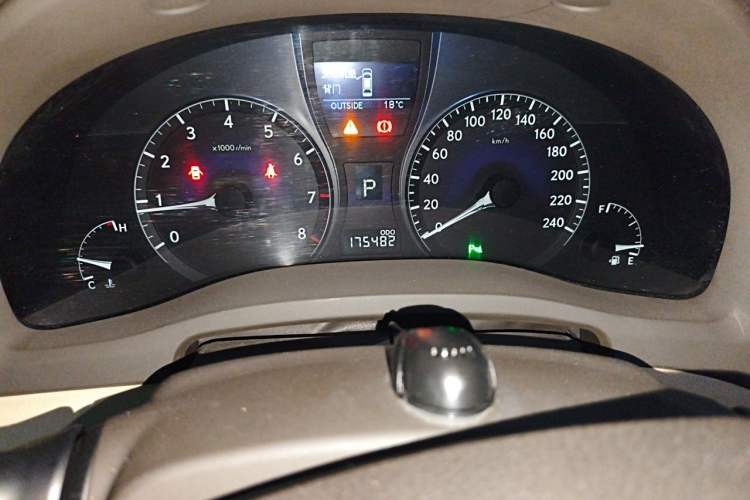 Used Lexus RX Classic 2011 270 Elite Edition Odometer Close Up