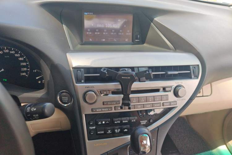 Used Lexus RX Classic 2011 270 Elegant Edition Audio And AC Panel