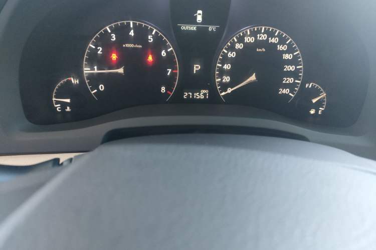 Used Lexus RX Classic 2011 270 Luxury Edition Odometer Close Up