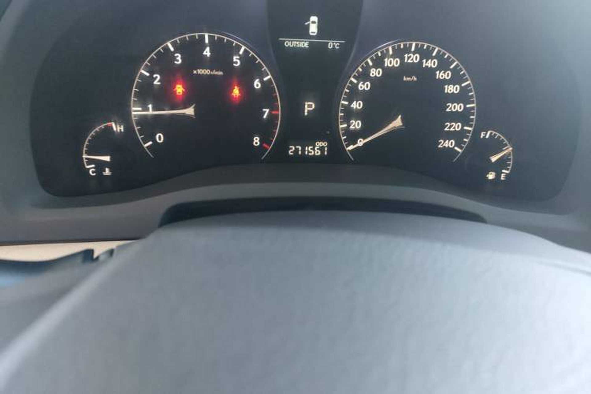 Used Lexus RX Classic 2011 270 Luxury Edition Odometer Close Up
