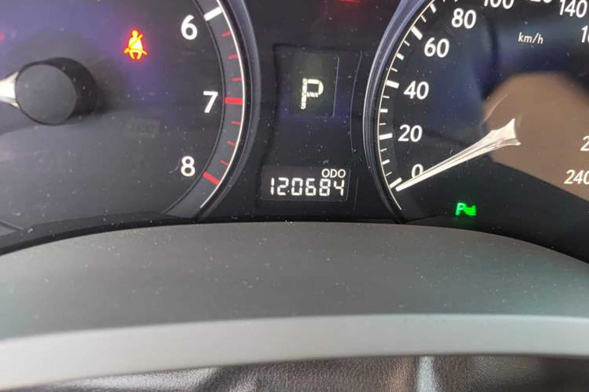 Used Lexus RX Classic 2011 270 Elite Edition Odometer Close Up