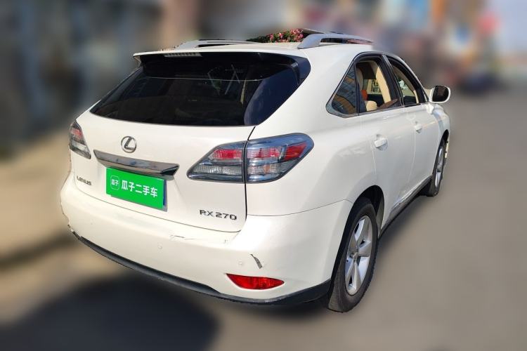 Used Lexus RX Classic 2011 270 Elegant Edition Rear Right 45 Deg