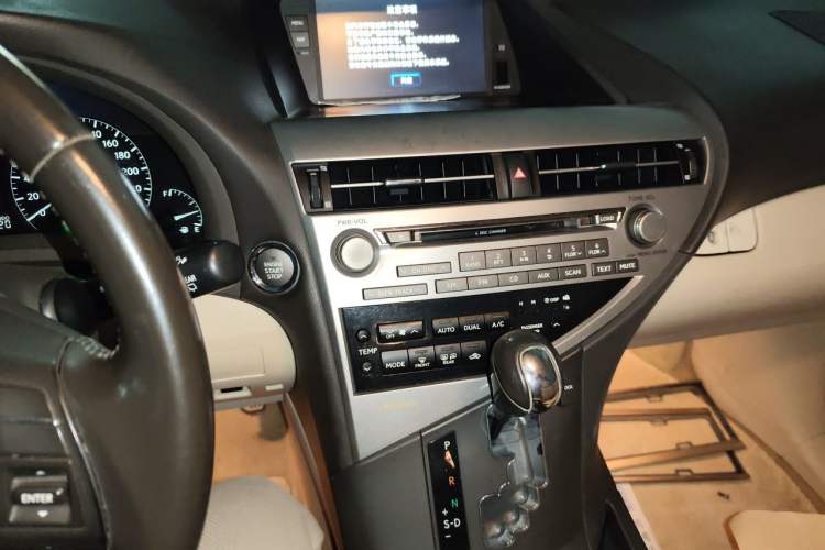 Used Lexus RX Classic 2011 270 Elegant Edition Audio And AC Panel
