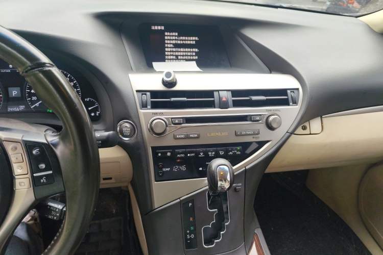 Used Lexus RX Classic 2012 270 Luxury Edition Audio And AC Panel