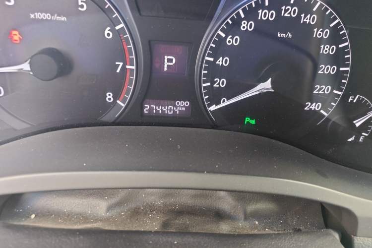 Used Lexus RX Classic 2012 270 Elegant Edition Odometer Close Up