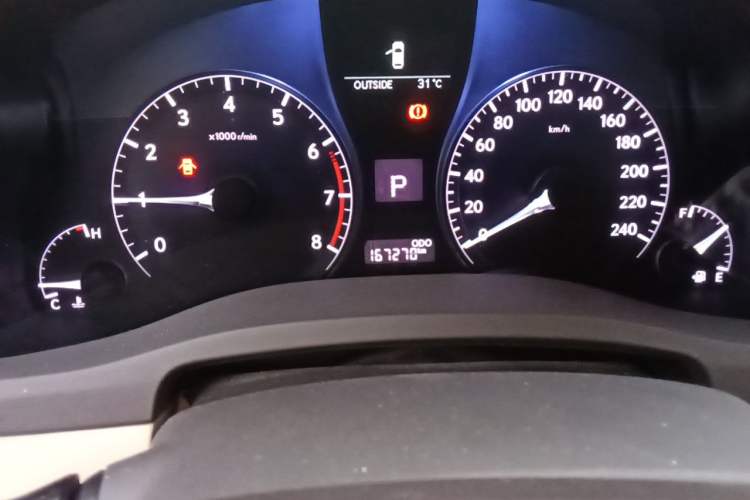Used Lexus RX Classic 2012 270 Elegant Edition Odometer Close Up