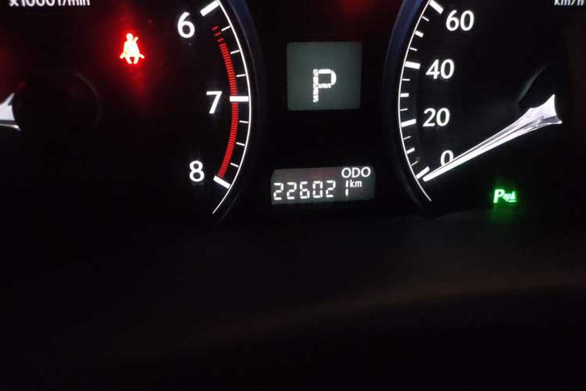 Used Lexus RX Classic 2012 270 Elegant Edition Odometer Close Up