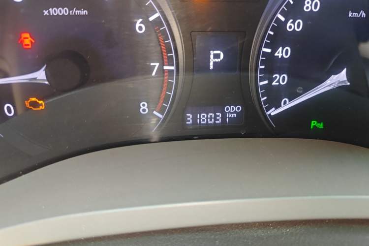 Used Lexus RX Classic 2012 270 Elegant Edition Odometer Close Up