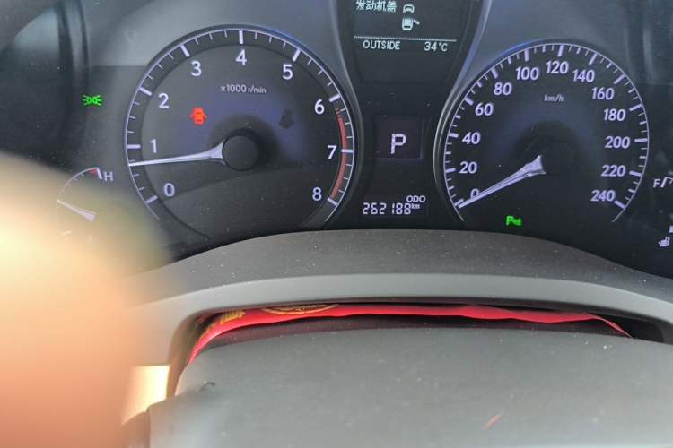 Used Lexus RX Classic 2012 270 Elegant Edition Odometer Close Up