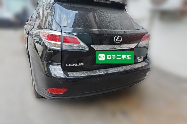 Used Lexus RX Classic 2012 270 Elegant Edition Rear Left 45 Deg