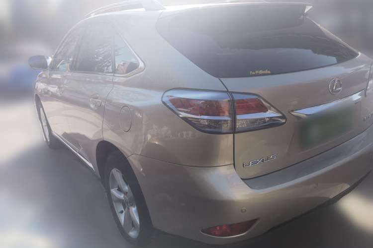 Used Lexus RX Classic 2012 270 Luxury Edition Rear Left 45 Deg