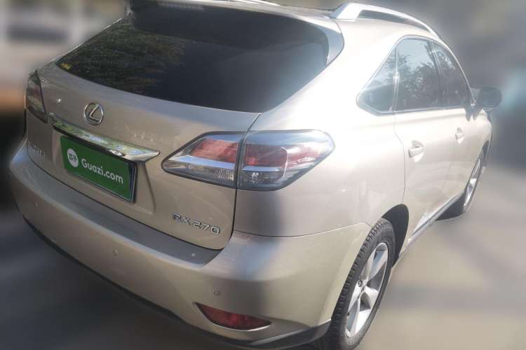 Used Lexus RX Classic 2012 270 Luxury Edition Rear Right 45 Deg