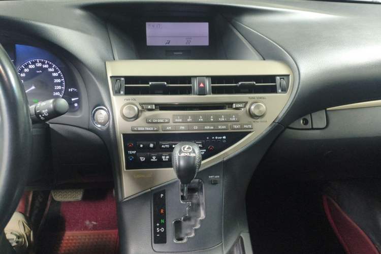 Used Lexus RX Classic 2012 270 Elegant Edition Audio And AC Panel