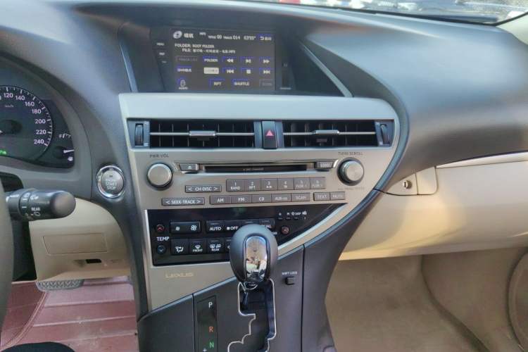 Used Lexus RX Classic 2012 270 Elegant Edition Audio And AC Panel