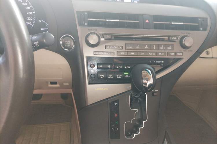 Used Lexus RX Classic 2012 270 Elegant Edition Audio And AC Panel