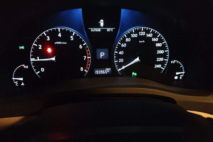 Used Lexus RX Classic 2012 270 Elegant Edition Odometer Close Up
