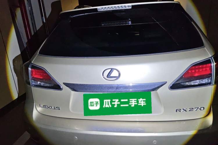 Used Lexus RX Classic 2012 270 Elegant Edition Rear
