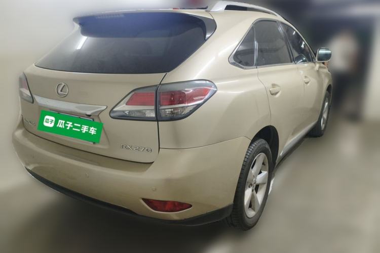 Used Lexus RX Classic 2012 270 Elegant Edition Rear Right 45 Deg