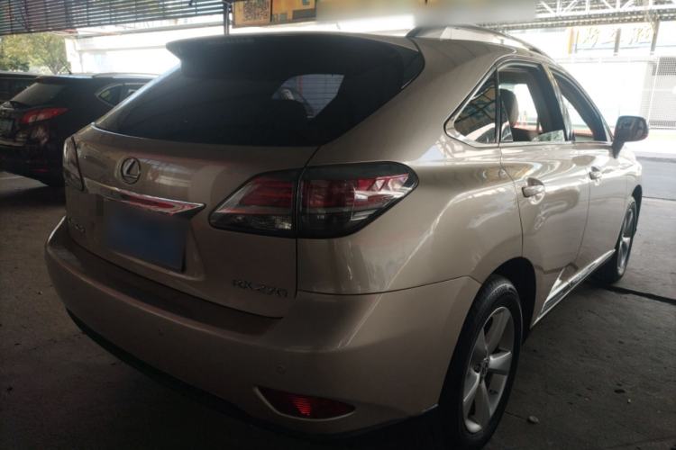 Used Lexus RX Classic 2012 270 Elegant Edition Rear Right 45 Deg