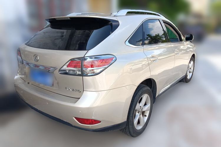 Used Lexus RX Classic 2012 270 Luxury Edition Rear Right 45 Deg