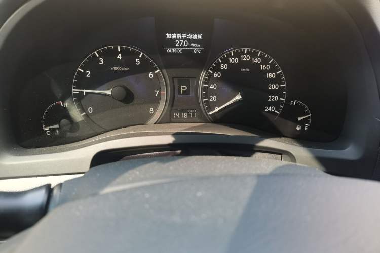 Used Lexus RX Classic 2012 270 Elegant Edition Odometer Close Up