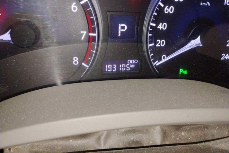 Used Lexus RX Classic 2012 270 Luxury Edition Odometer Close Up