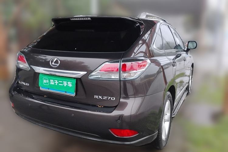 Used Lexus RX Classic 2012 270 Luxury Edition Rear Right 45 Deg