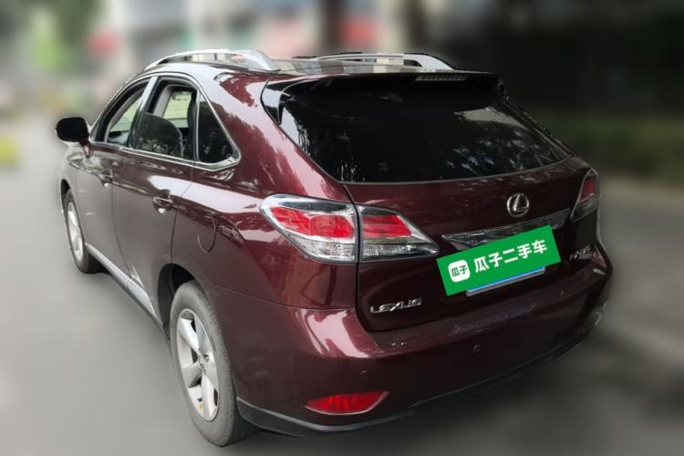 Used Lexus RX Classic 2012 270 Elegant Edition Rear Left 45 Deg