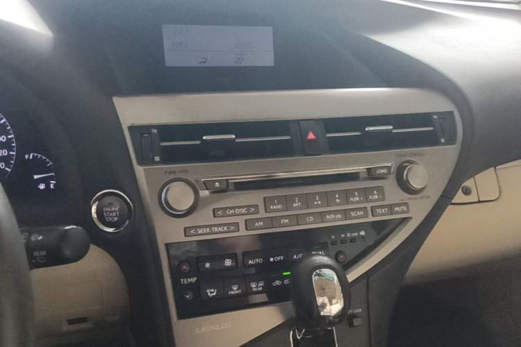 Used Lexus RX Classic 2012 270 Elegant Edition Audio And AC Panel