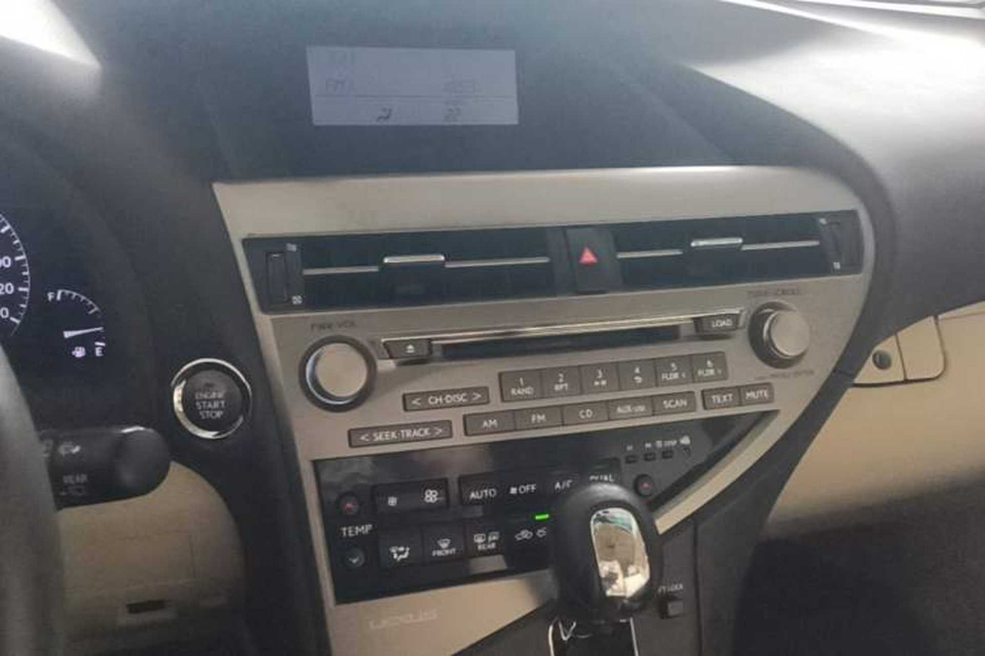 Used Lexus RX Classic 2012 270 Elegant Edition Audio And AC Panel