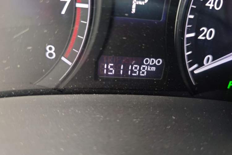 Used Lexus RX Classic 2012 270 Elegant Edition Odometer Close Up