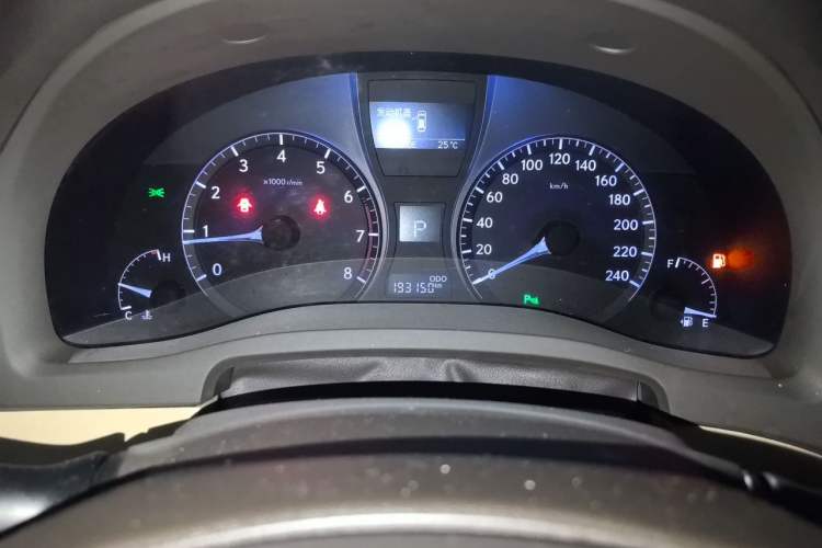 Used Lexus RX Classic 2012 270 Elegant Edition Odometer Close Up