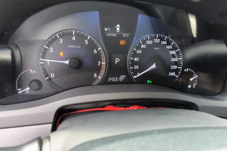 Used Lexus RX Classic 2012 350 F SPORT Odometer Close Up