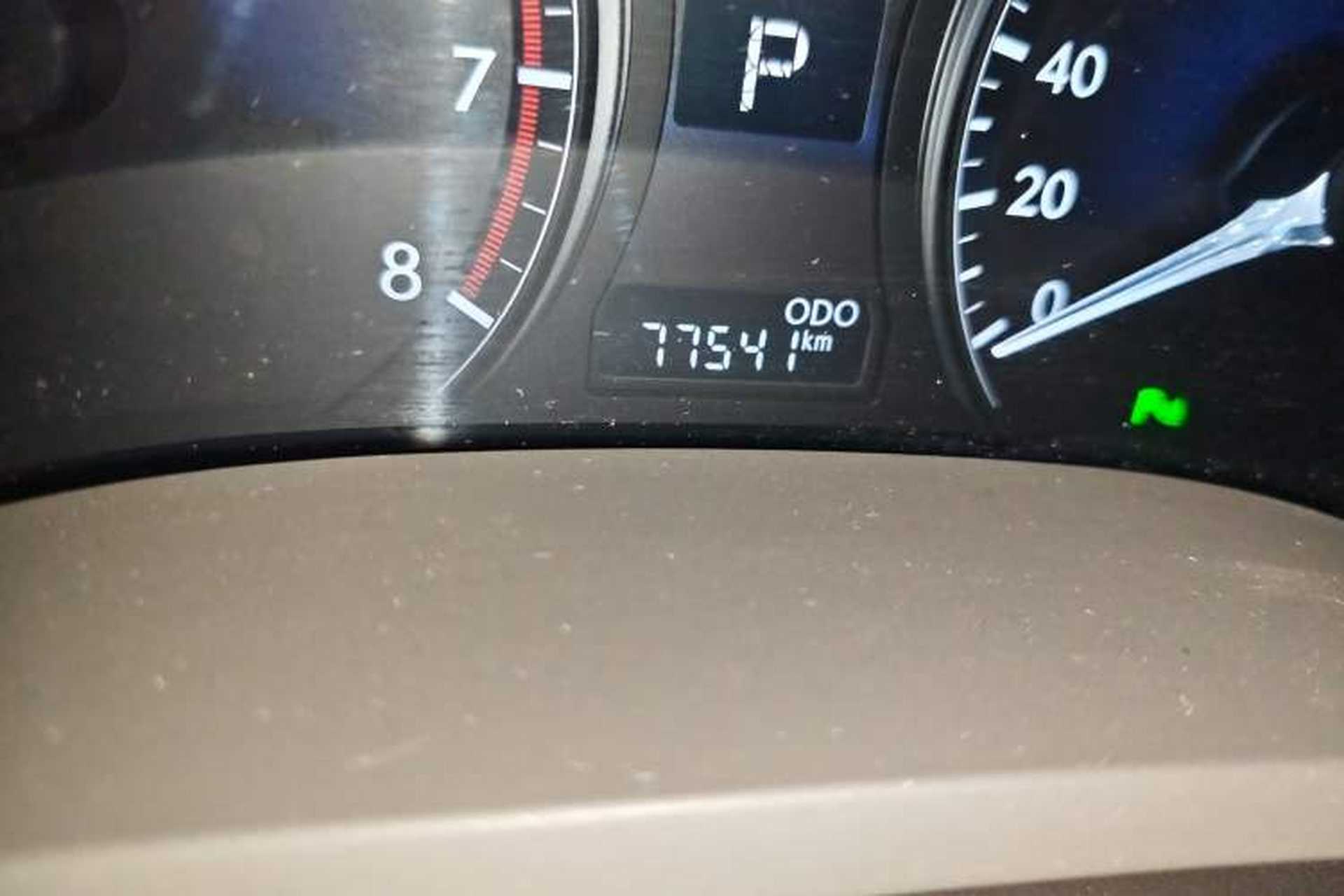 Used Lexus RX Classic 2012 270 Elegant Edition Odometer Close Up