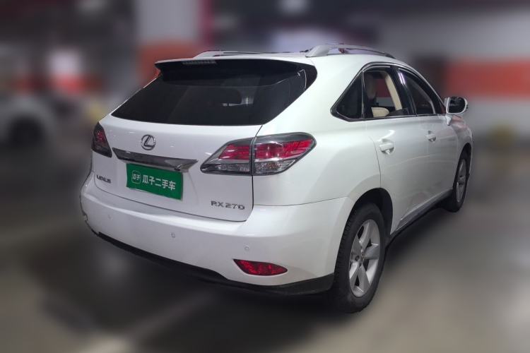 Used Lexus RX Classic 2012 270 Elegant Edition Rear Right 45 Deg