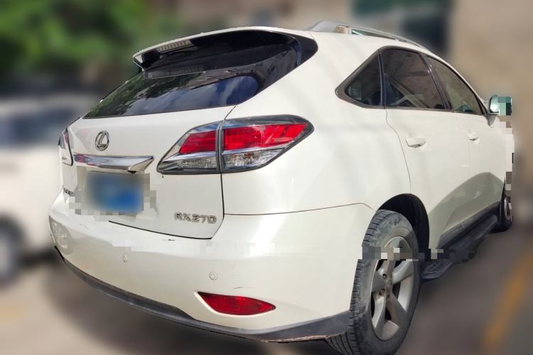 Used Lexus RX Classic 2012 270 Luxury Edition Rear Right 45 Deg