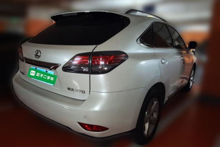 Used Lexus RX Classic 2012 270 Elegant Edition Rear Right 45 Deg