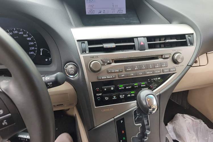 Used Lexus RX Classic 2012 270 Elegant Edition Audio And AC Panel