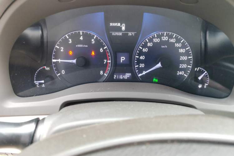 Used Lexus RX Classic 2012 270 Elegant Edition Odometer Close Up