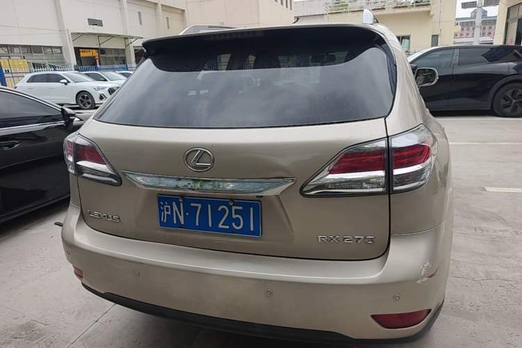 Used Lexus RX Classic 2012 270 Elegant Edition Rear