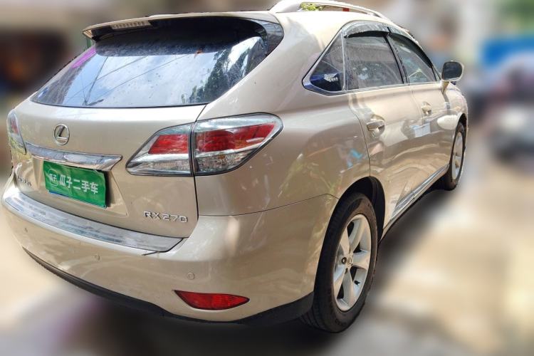 Used Lexus RX Classic 2012 270 Elegant Edition Rear Right 45 Deg