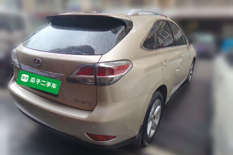 Used Lexus RX Classic 2012 270 Luxury Edition Rear Right 45 Deg