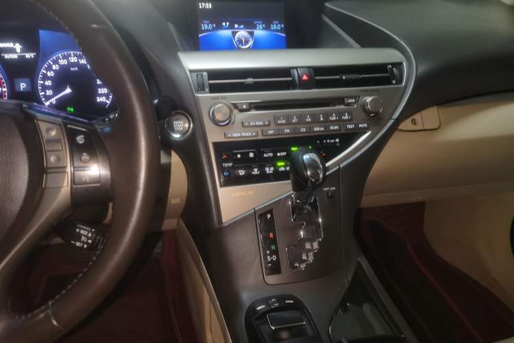 Used Lexus RX Classic 2013 270 Elegant Edition Audio And AC Panel