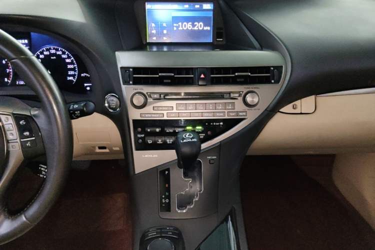 Used Lexus RX Classic 2013 270 Elegant Edition Audio And AC Panel