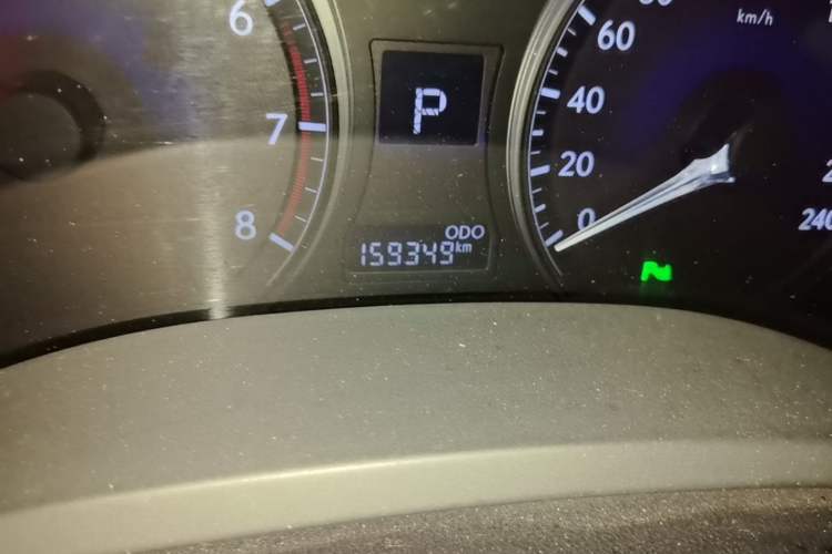 Used Lexus RX Classic 2013 270 Elite Edition Odometer Close Up