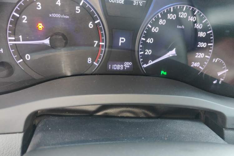 Used Lexus RX Classic 2013 270 Elite Edition Odometer Close Up