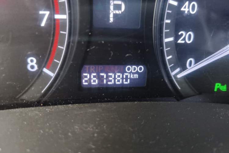 Used Lexus RX Classic 2013 270 Elite Edition Odometer Close Up