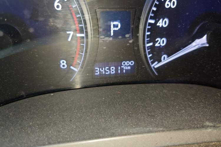 Used Lexus RX Classic 2013 270 Elite Edition Odometer Close Up